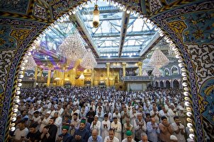 تقرير مصور | مراسيم صلاة عيد الأضحى في كربلاء المقدسة