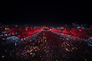 تقریر مصور | إحياء ليلة الوحشة عند مرقدي الإمام الحسين وأخيه العبّاس (ع)
