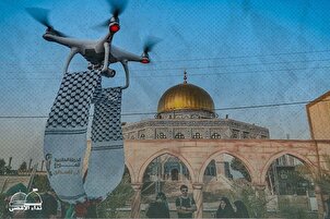 بالصور والفيديو...موكب "نداء الأقصى" يرمز للأخوة بين الشيعة والسنة