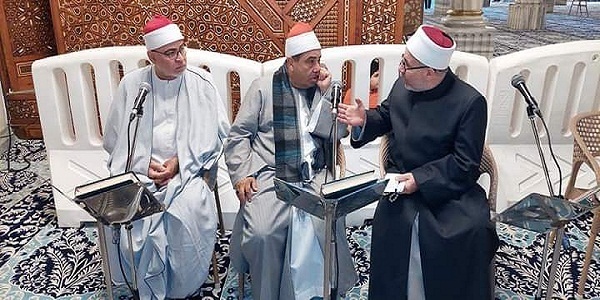 Eminent Egyptian Qaris Attend Quran Recitation Program at Cairo’s Al-Hussein Mosque