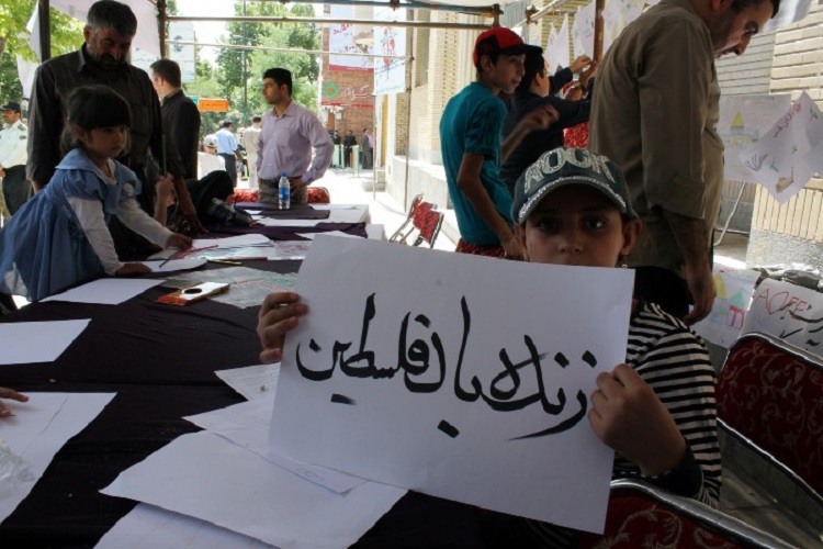 راهپیمایی روزه‌دار سنندجی در دفاع از ملت مظلوم فلسطین از نگان دوربین