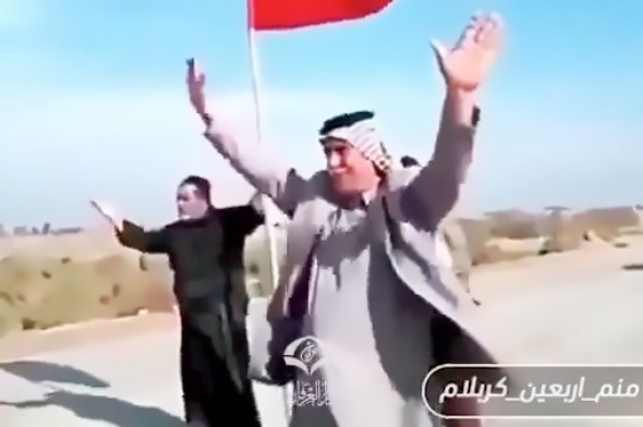 فیلم/ جلوه‌ای از حب الحسین یجمعنا/ پذیرایی از زائران اربعین