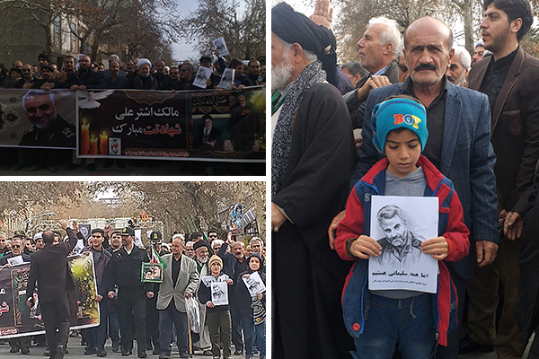 چشمان گریان و منتظر برای سردار دل‌ها