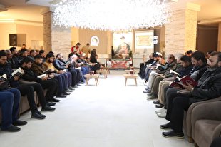 محفل قرآنی حشدالشعبی عراق برای شهدای مقاومت + عکس
 