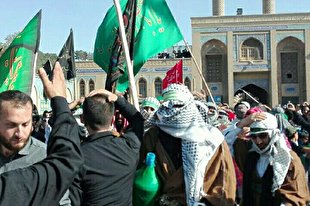 تشییع نمادین شهدای کربلا در پیشوا