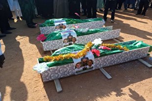 خاكسپاری شهدای عاشورا در نیجریه + فیلم