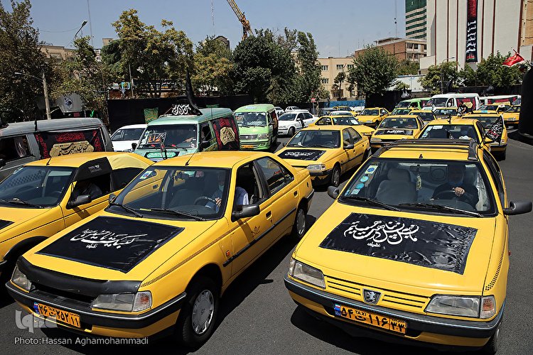 دسته عزاداران حسینی تاکسی‌رانان شهر تهران