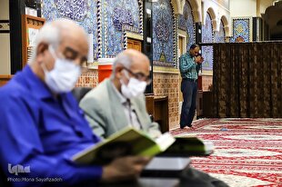 عکس | مراسم جزءخوانی قرآن در حسینیه امام رضا(ع) اهواز