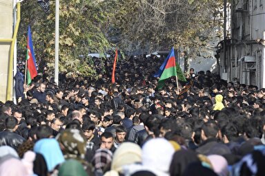 فیلم | ممنوعیت برافراشتن پرچم عزاداری در باکو