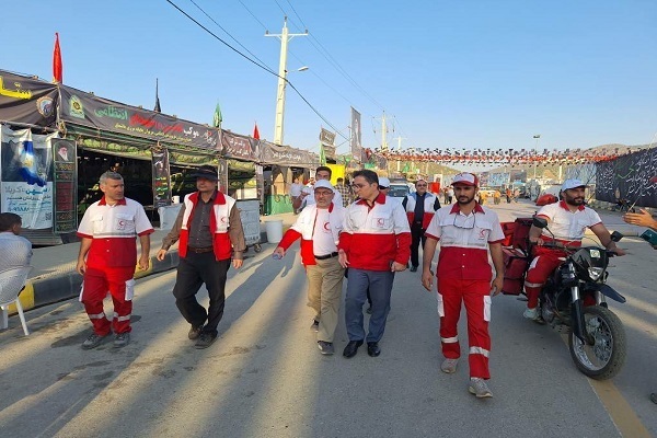 بازدید رئیس سازمان امداد ونجات هلال احمر کشور از مرز باشماق