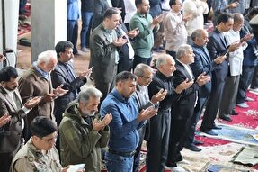 نماز عید فطر در استان سمنان برگزار شد