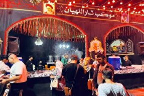 خدمت‌رسانی موکب ثارالهیان کرمان به زائران امام رئوف(ع)