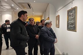 نمایشگاه آثار خوشنویسی هنرمند کردستانی در سنندج برپا شد