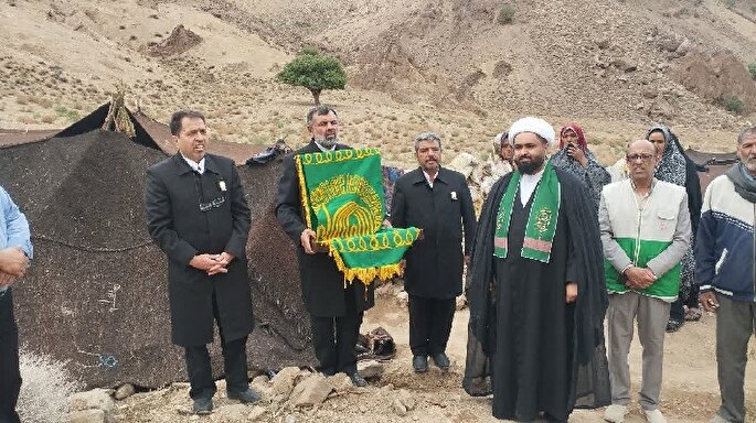 عطر رضوی در روستاهای نهبندان پیچید