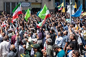 راهپیمایی مردم ایران علیه تهاجم رژیم صهیونیستی