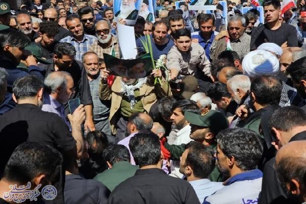 مراسم تشییع شهدای ولایت در بیجار