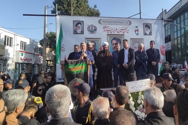 مراسم تشییع پیکر شهید علی کرمی