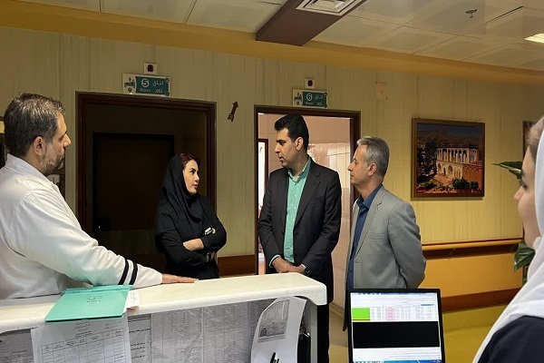 بازدید معاون اداره کل امور پشتیبانی و رفاهی وزارت بهداشت از بیمارستان کوثر بازدید معاون اداره کل امور پشتیبانی و رفاهی وزارت بهداشت از بیمارستان کوثر