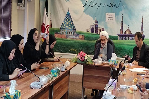 نشست خبری مدیرکل اوقاف و امور خیریه کردستان