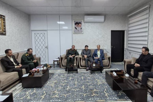 دیدار فرمانده سپاه کردستان با سرپرست اداره‌کل میراث‌فرهنگی، گردشگری و صنایع‌دستی کردستان