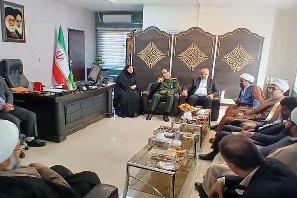 مراسم تکریم و معارفه رئیس اداره تبلیغات اسلامی دهگلان