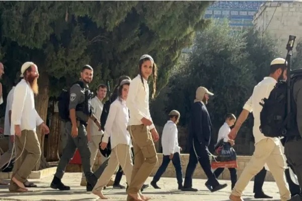 یورش شهرک‌نشینان صهیونیست به مسجدالاقصی
