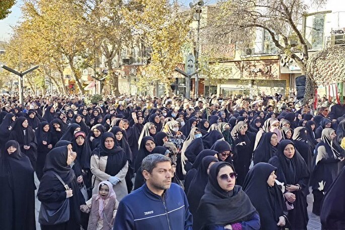 عکس | تشییع پیکر شهدای گمنام در سنندج