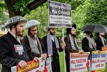 Американские активисты мира протестуют против встречи...